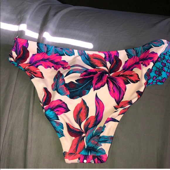 Target Swim Target Pink Floral Bikini Bottoms Poshmark